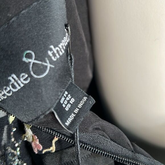 BHLDN x NEEDLE & THREAD CLIMBING BLOSSOM EMBELLISHED EMBROIDERED
MINI DRESS - Picture 8 of 10